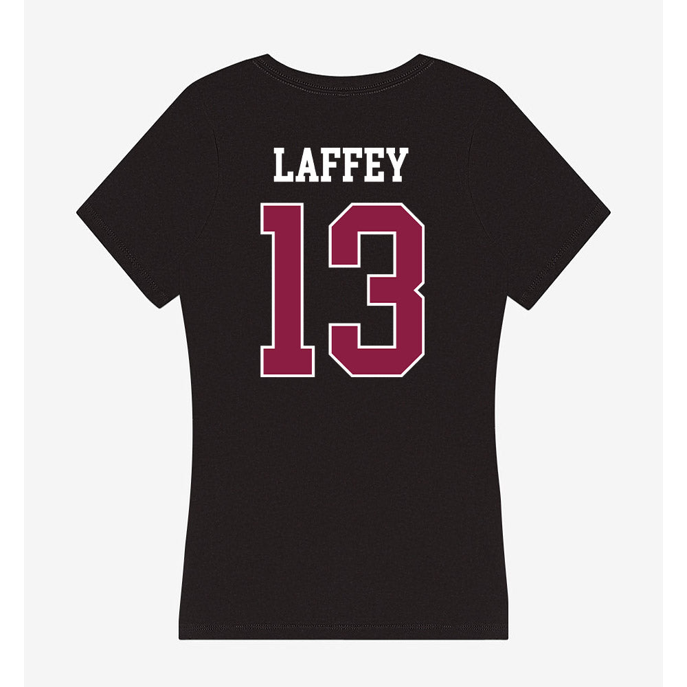 Virginia Tech - NCAA Men's Soccer : Nick Laffey - Women's V-Neck T-Shirt-1