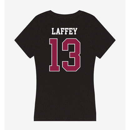 Virginia Tech - NCAA Men's Soccer : Nick Laffey - Women's V-Neck T-Shirt-1