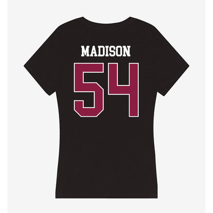 Virginia Tech - NCAA Football : Malachi Madison - Women's V-Neck T-Shirt-1