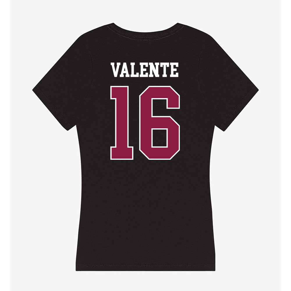 Virginia Tech - NCAA Women's Soccer : Ella Valente - Women's V-Neck T-Shirt-1