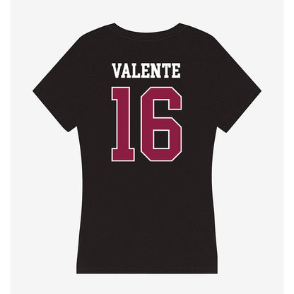 Virginia Tech - NCAA Women's Soccer : Ella Valente - Women's V-Neck T-Shirt-1