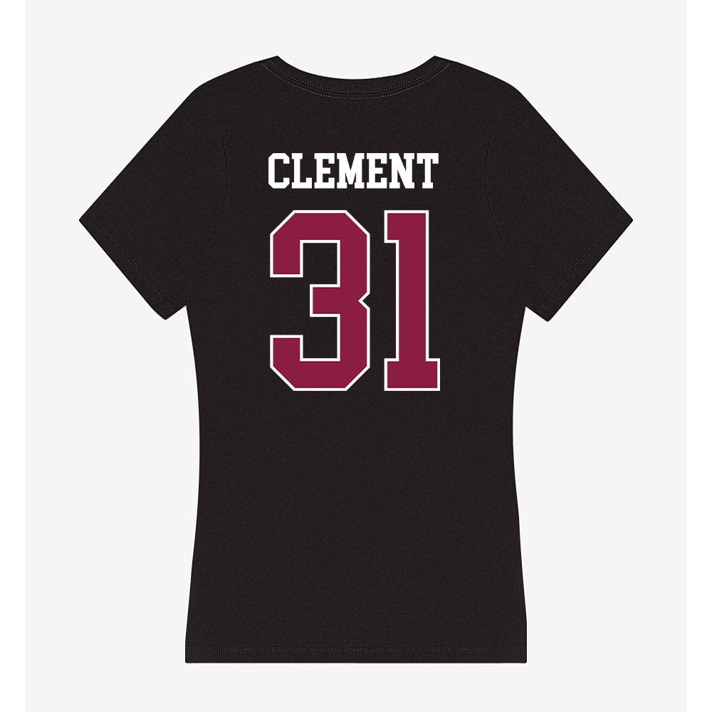 Virginia Tech - NCAA Baseball : Madden Clement - Women's V-Neck T-Shirt-1