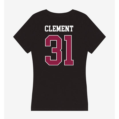 Virginia Tech - NCAA Baseball : Madden Clement - Women's V-Neck T-Shirt-1