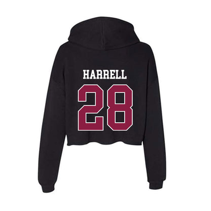 Virginia Tech - NCAA Football : Knahlij Harrell - Women's Crop Fleece Hoodie-1
