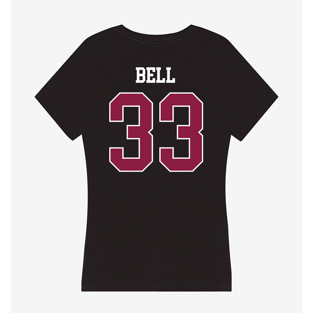 Virginia Tech - NCAA Football : Ben Bell - Women's V-Neck T-Shirt-1