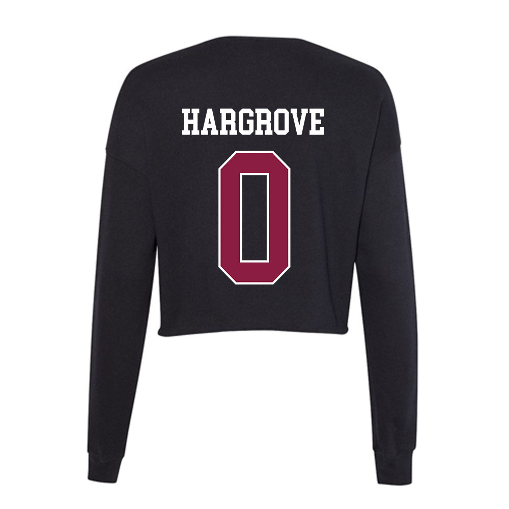 Virginia Tech - NCAA Women's Soccer : Lauren Hargrove - Women's Cropped Crew Fleece-1