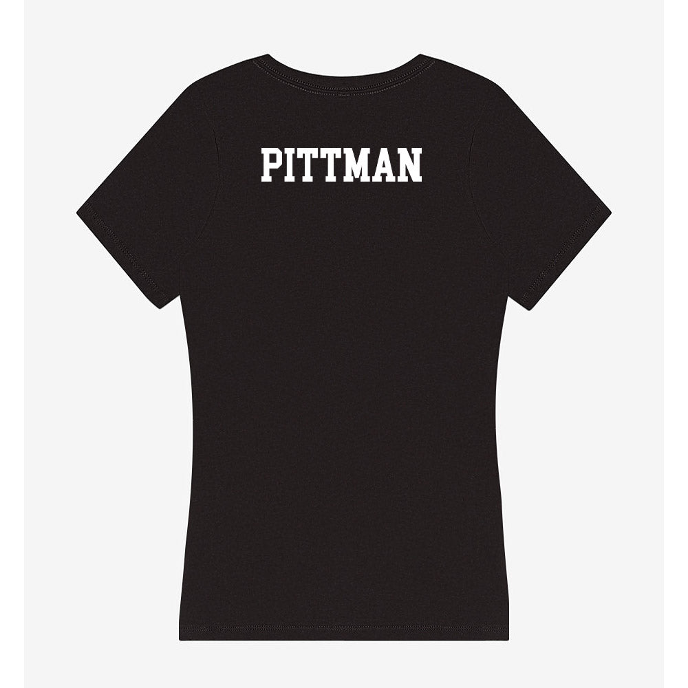 Virginia Tech - NCAA Baseball : Cameron Pittman - Women's V-Neck T-Shirt-1