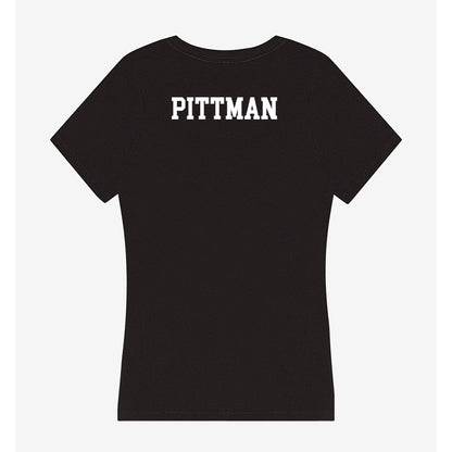 Virginia Tech - NCAA Baseball : Cameron Pittman - Women's V-Neck T-Shirt-1