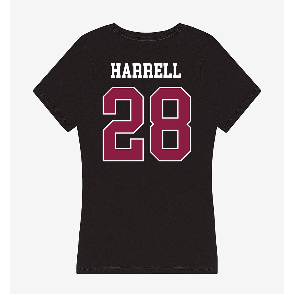Virginia Tech - NCAA Football : Knahlij Harrell - Women's V-Neck T-Shirt-1
