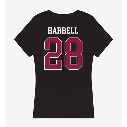 Virginia Tech - NCAA Football : Knahlij Harrell - Women's V-Neck T-Shirt-1