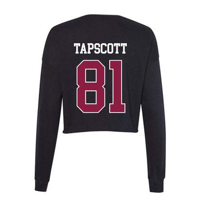 Virginia Tech - NCAA Football : Jordan Tapscott - Women's Cropped Crew Fleece-1