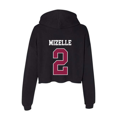 Virginia Tech - NCAA Softball : Gaby Mizelle - Women's Crop Fleece Hoodie-1