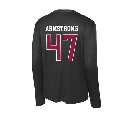 Virginia Tech - NCAA Football : Griffin Armstrong - Activewear Long Sleeve T-Shirt-1
