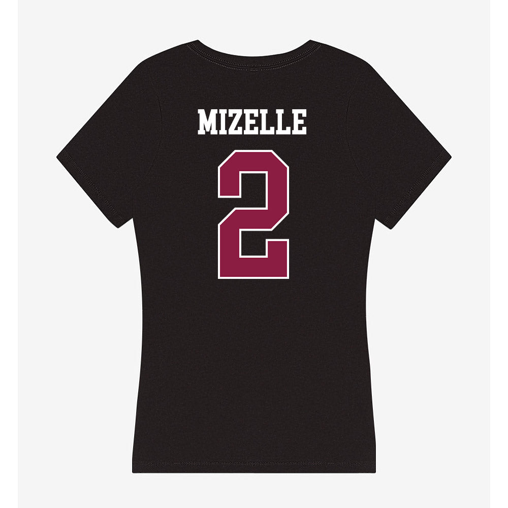 Virginia Tech - NCAA Softball : Gaby Mizelle - Women's V-Neck T-Shirt-1