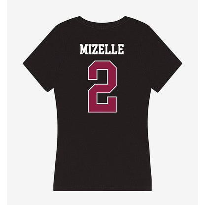 Virginia Tech - NCAA Softball : Gaby Mizelle - Women's V-Neck T-Shirt-1