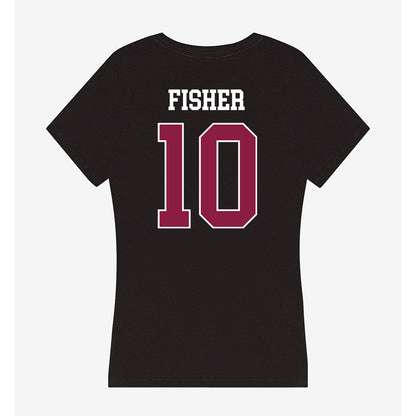 Virginia Tech - NCAA Softball : Addyson Fisher - Women's V-Neck T-Shirt-1