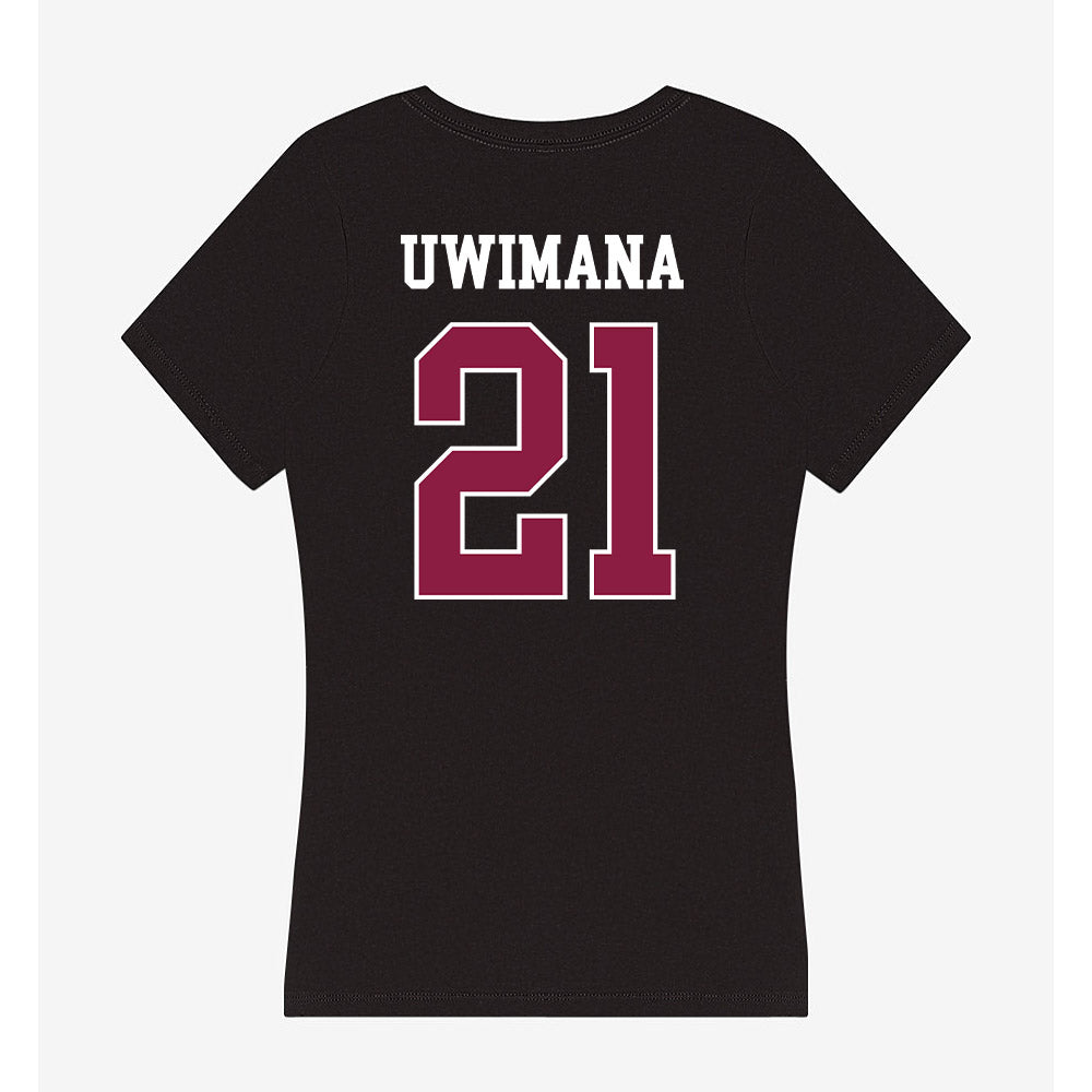 Virginia Tech - NCAA Men's Soccer : Noe Uwimana - Women's V-Neck T-Shirt-1