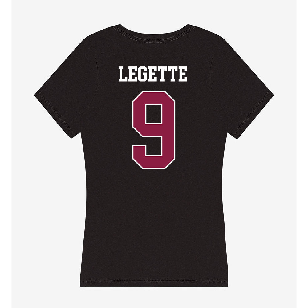 Virginia Tech - NCAA Softball : Emily LeGette - Women's V-Neck T-Shirt-1