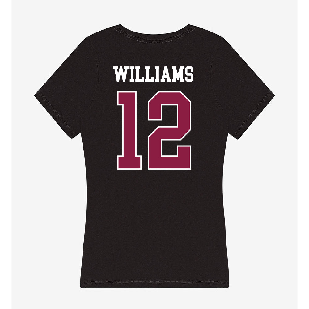 Virginia Tech - NCAA Football : Gabe Williams - Women's V-Neck T-Shirt-1
