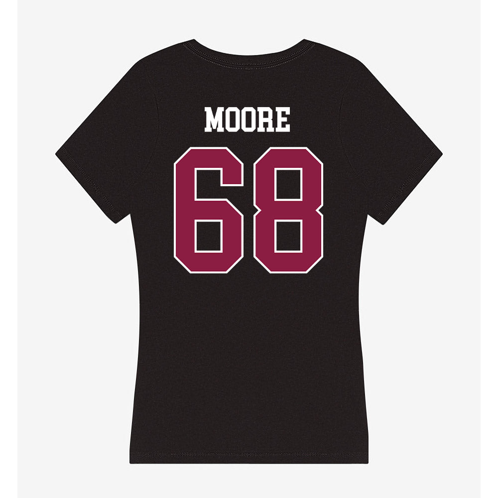 Virginia Tech - NCAA Football : Kaden Moore - Women's V-Neck T-Shirt-1