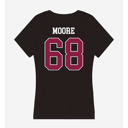 Virginia Tech - NCAA Football : Kaden Moore - Women's V-Neck T-Shirt-1