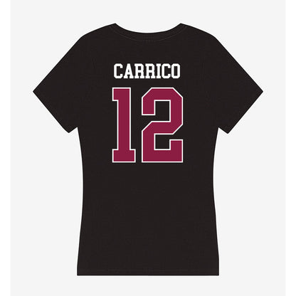 Virginia Tech - NCAA Softball : Breanna Carrico - Women's V-Neck T-Shirt-1