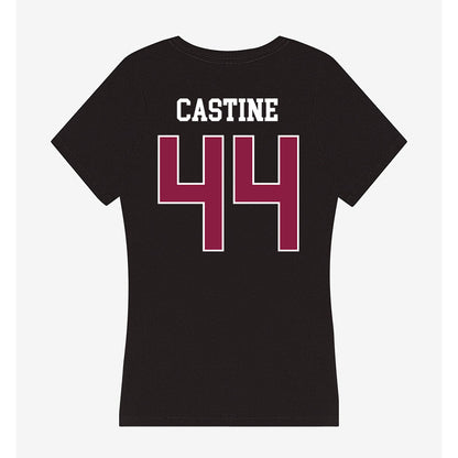 Virginia Tech - NCAA Softball : Rachel Castine - Women's V-Neck T-Shirt-1