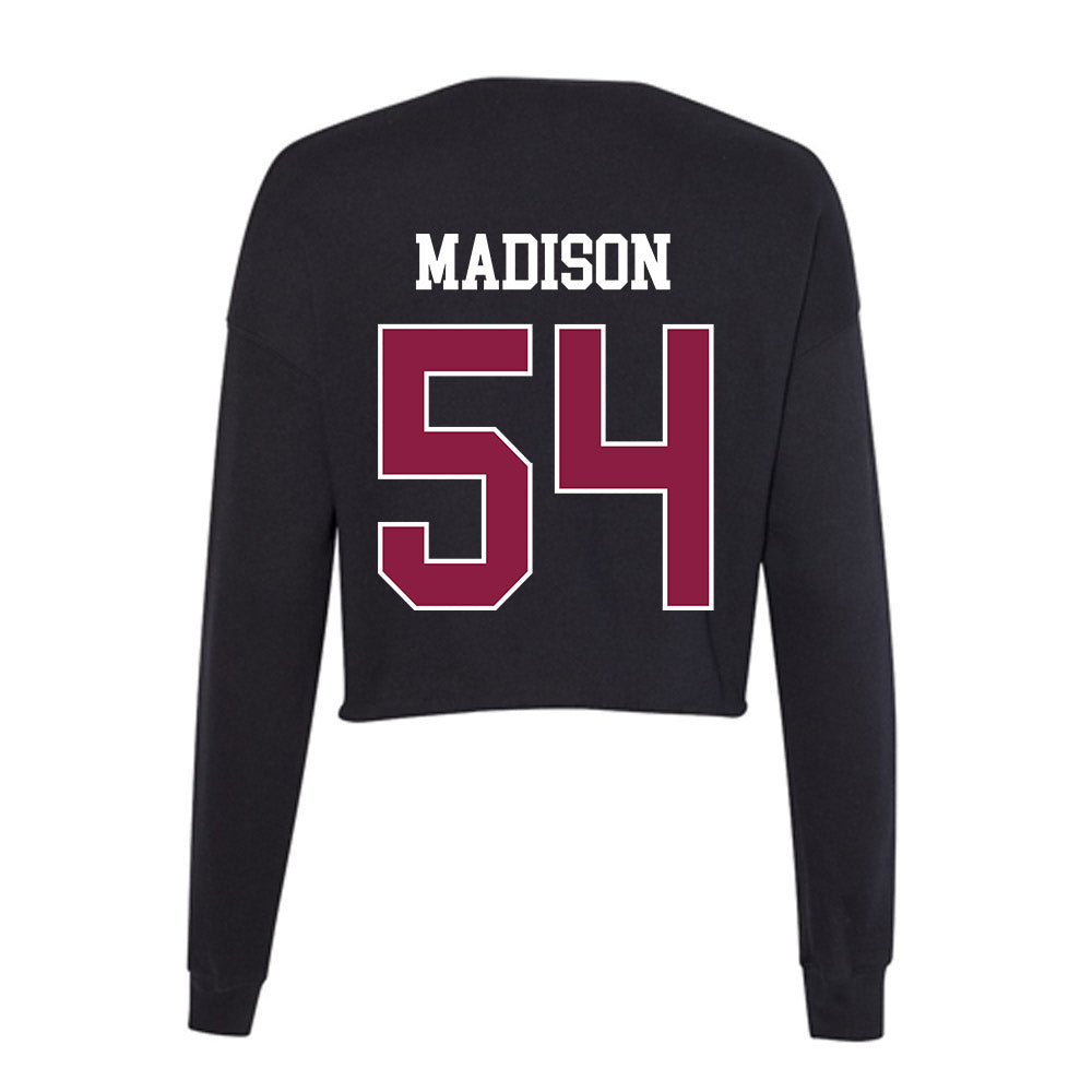 Virginia Tech - NCAA Football : Malachi Madison - Women's Cropped Crew Fleece-1