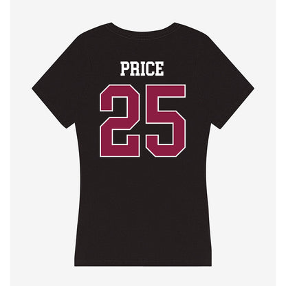 Virginia Tech - NCAA Women's Soccer : Taylor Price - Women's V-Neck T-Shirt-1