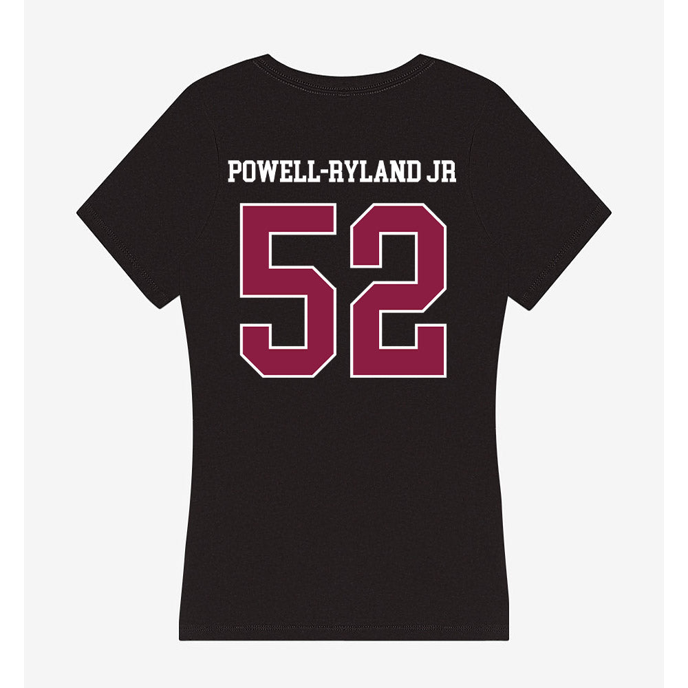 Virginia Tech - NCAA Football : Antwaun Powell-Ryland Jr - Women's V-Neck T-Shirt-1