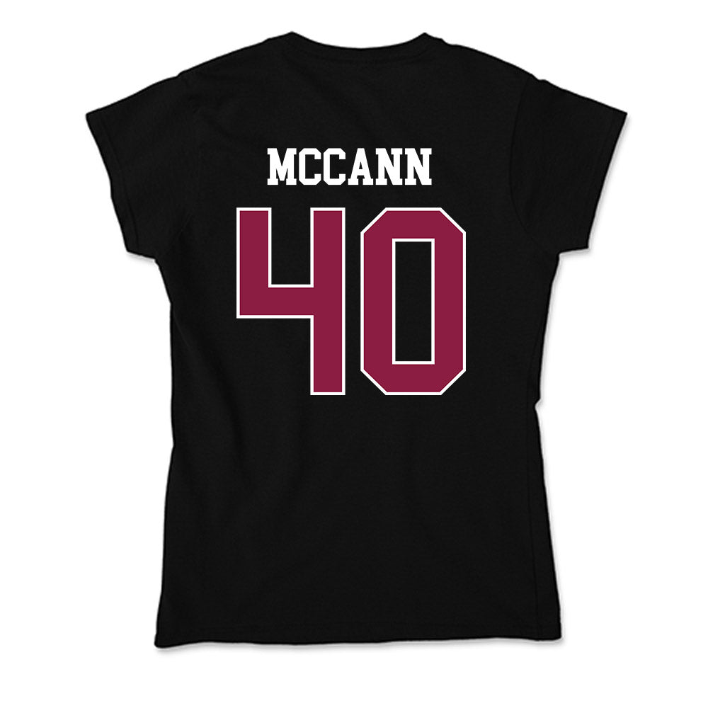 Virginia Tech - NCAA Baseball : David McCann - Soft Style Women’s T-Shirt-1