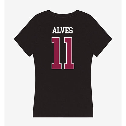 Virginia Tech - NCAA Football : Devin Alves - Women's V-Neck T-Shirt-1