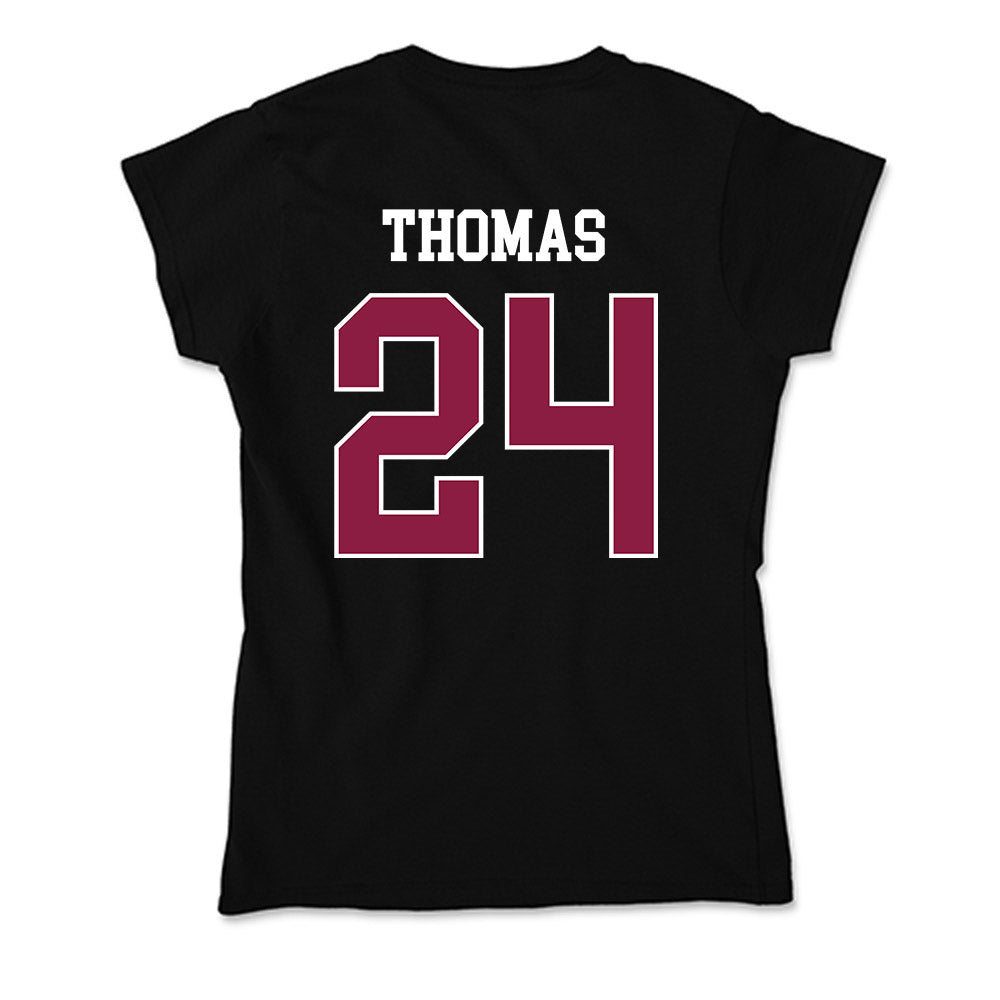 Virginia Tech - NCAA Football : Malachi Thomas - Soft Style Women’s T-Shirt-1