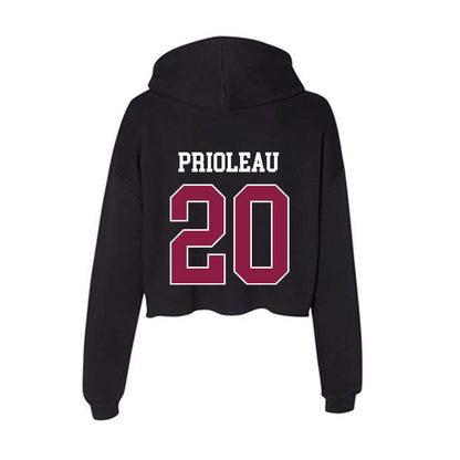 Virginia Tech - NCAA Football : PJ Prioleau - Women's Crop Fleece Hoodie-1