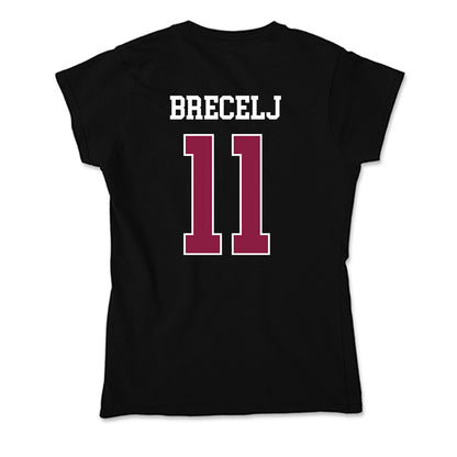 Virginia Tech - NCAA Women's Basketball : Spela Brecelj - Soft Style Women’s T-Shirt-1
