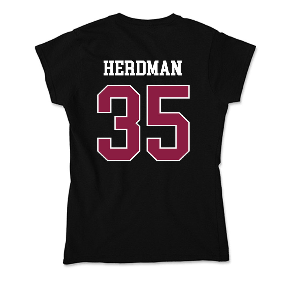 Virginia Tech - NCAA Football : Cade Herdman - Soft Style Women’s T-Shirt-1
