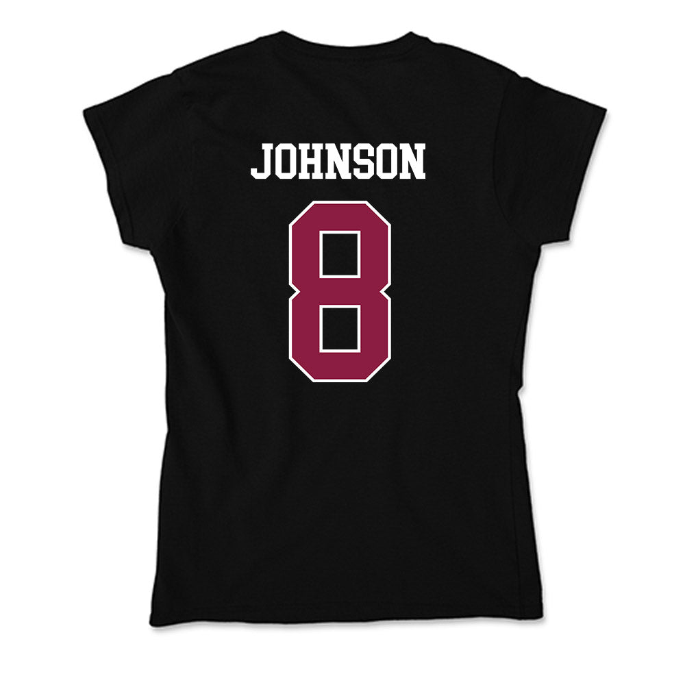 Virginia Tech - NCAA Football : Braylon Johnson - Soft Style Women’s T-Shirt-1