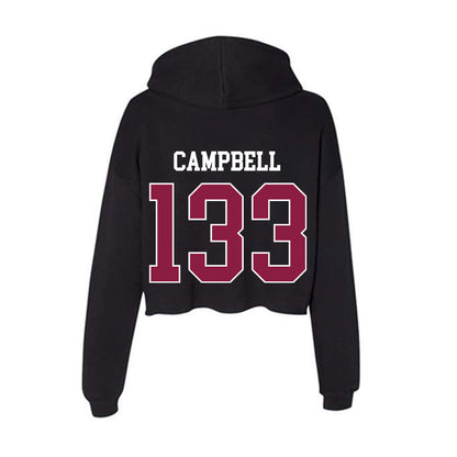 Virginia Tech - NCAA Wrestling : Dillon Campbell - Women's Crop Fleece Hoodie-1