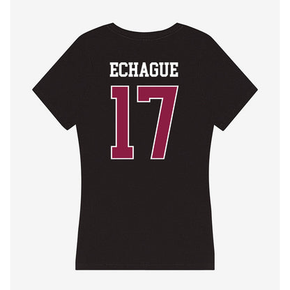 Virginia Tech - NCAA Men's Soccer : Beltran Echague - Women's V-Neck T-Shirt-1
