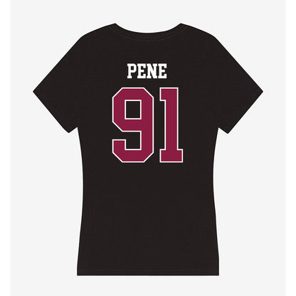 Virginia Tech - NCAA Football : Wilfried Pene - Women's V-Neck T-Shirt-1