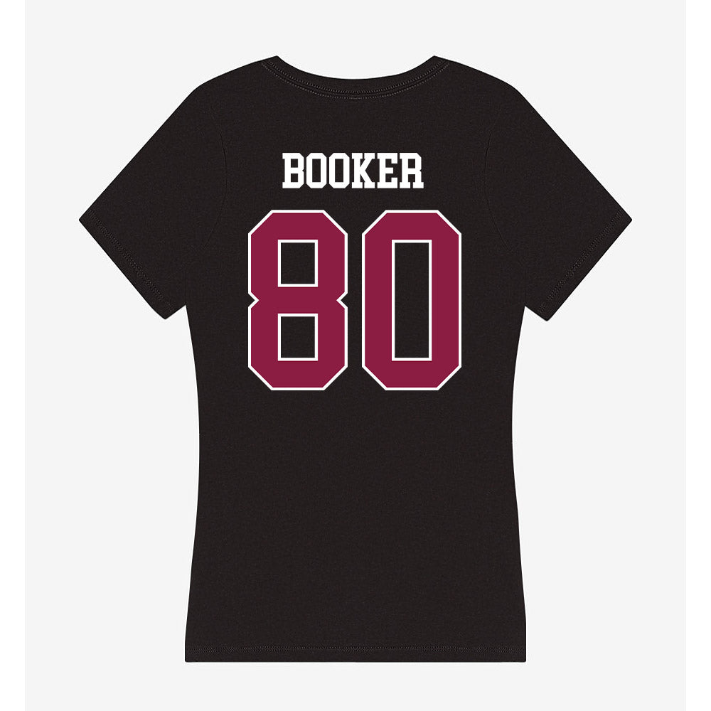 Virginia Tech - NCAA Football : LJ Booker - Women's V-Neck T-Shirt-1