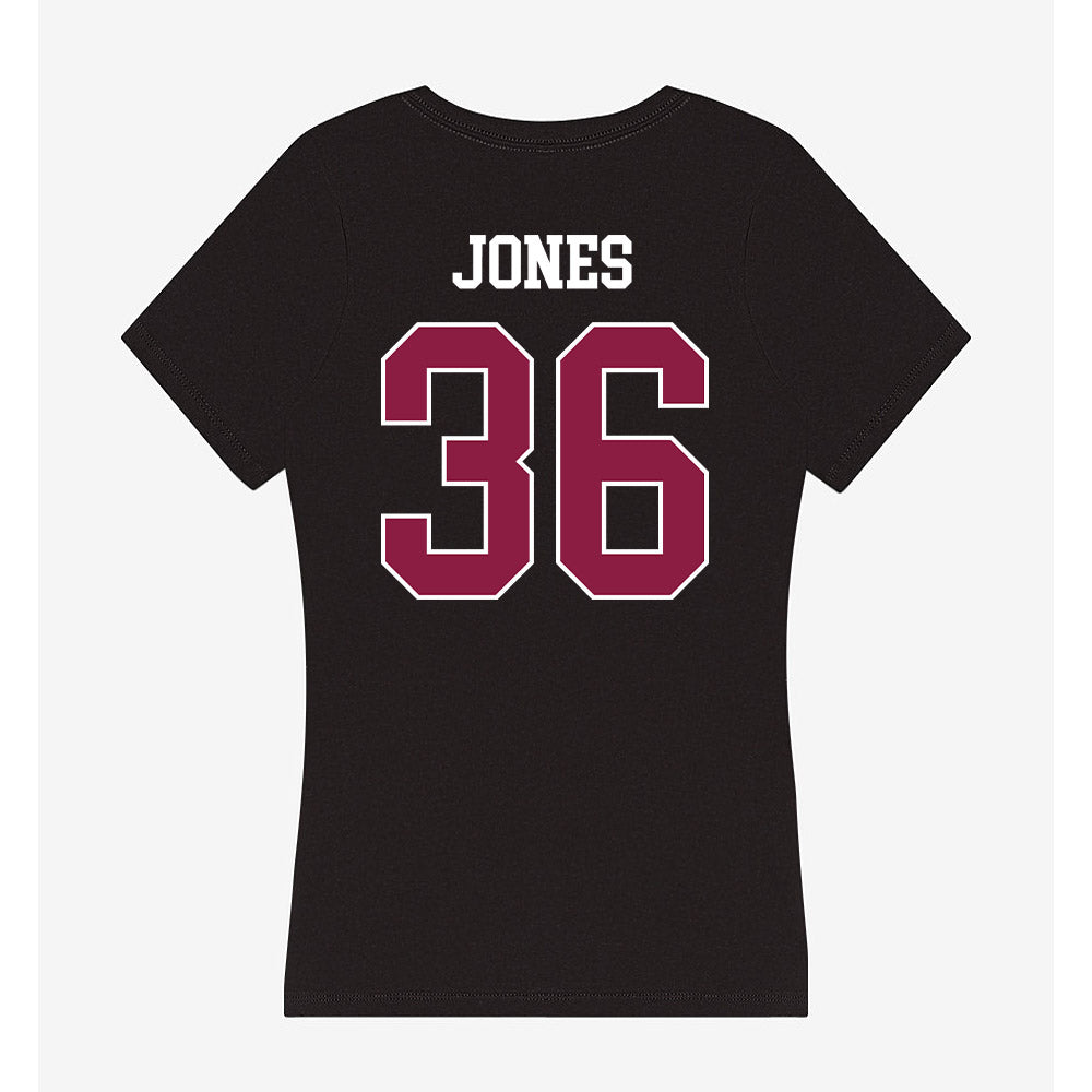 Virginia Tech - NCAA Football : Brody Jones - Women's V-Neck T-Shirt-1