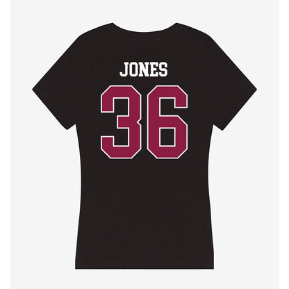 Virginia Tech - NCAA Football : Brody Jones - Women's V-Neck T-Shirt-1