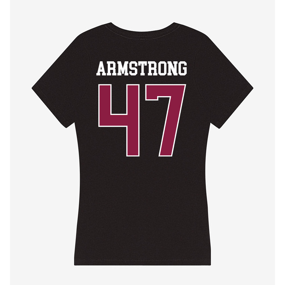 Virginia Tech - NCAA Football : Griffin Armstrong - Women's V-Neck T-Shirt-1