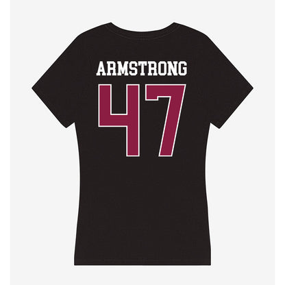 Virginia Tech - NCAA Football : Griffin Armstrong - Women's V-Neck T-Shirt-1