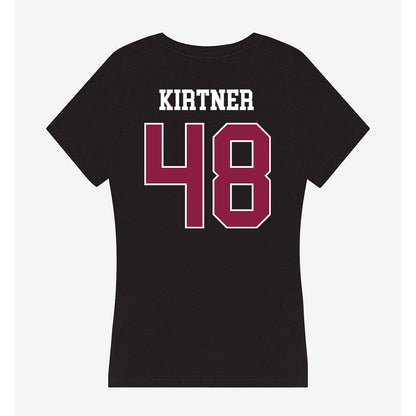 Virginia Tech - NCAA Baseball : Brady Kirtner - Women's V-Neck T-Shirt-1