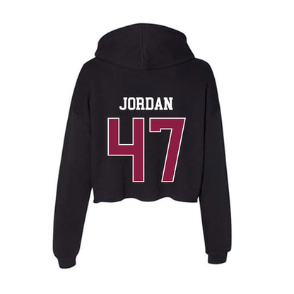 Virginia Tech - NCAA Baseball : Mycah Jordan - Women's Crop Fleece Hoodie-1