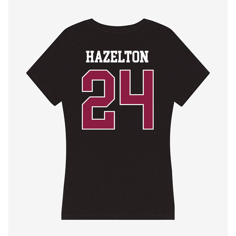 Virginia Tech - NCAA Women's Volleyball : Reese Hazelton - Women's V-Neck T-Shirt-1