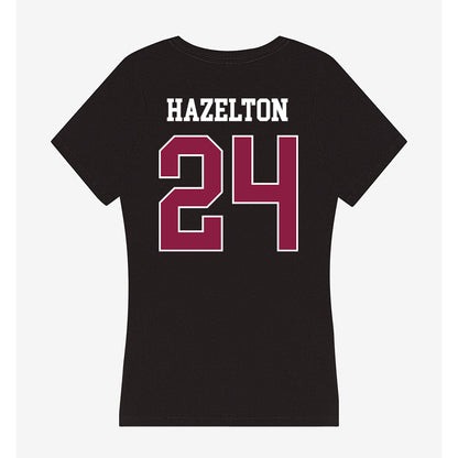 Virginia Tech - NCAA Women's Volleyball : Reese Hazelton - Women's V-Neck T-Shirt-1