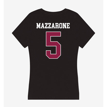 Virginia Tech - NCAA Softball : Emma Mazzarone - Women's V-Neck T-Shirt-1